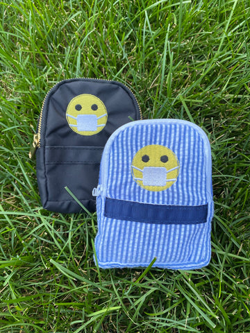 Emoji Clip on Mask Pouch