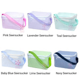 Personalized Seersucker Lunch Box