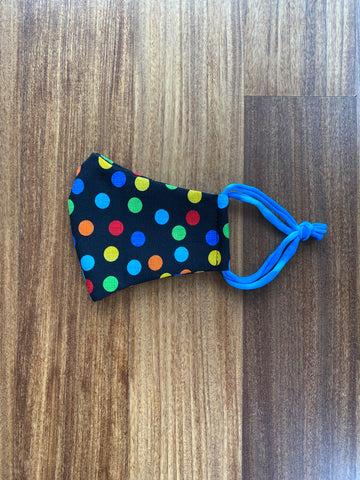 Rainbow Polka Dot Mask