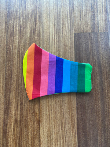 Rainbow Stripes Mask